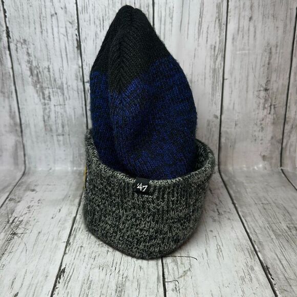 Golden State Warriors Basketball NBA 47 Brand Cuffed Beanie Hat One Size OS - Picture 3 of 7